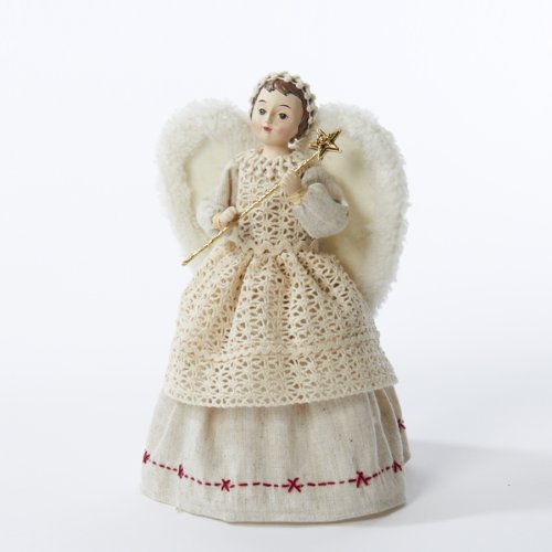 10″ Fabric Angel Décor Table Piece