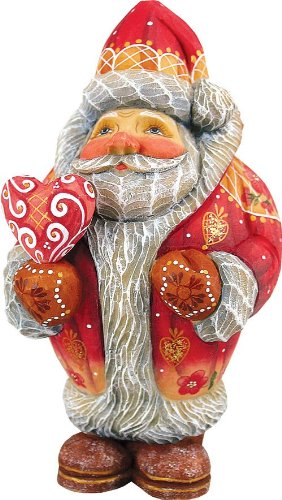 G. Debrekht True Endearment Sant a Figurine, 6-Inch Tall, Limited Edition of 900, Hand-Painted