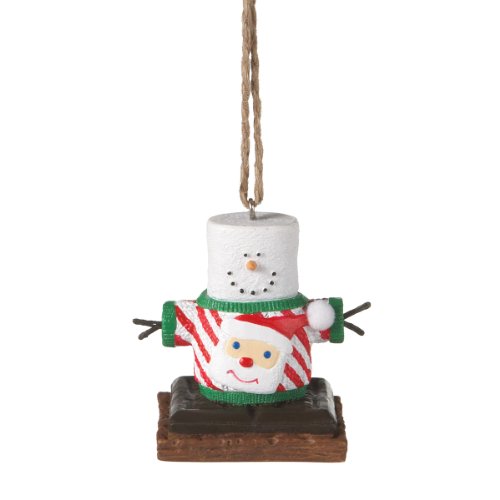 Midwest CBK S’Mores Ugly Santa Sweater Christmas Ornament