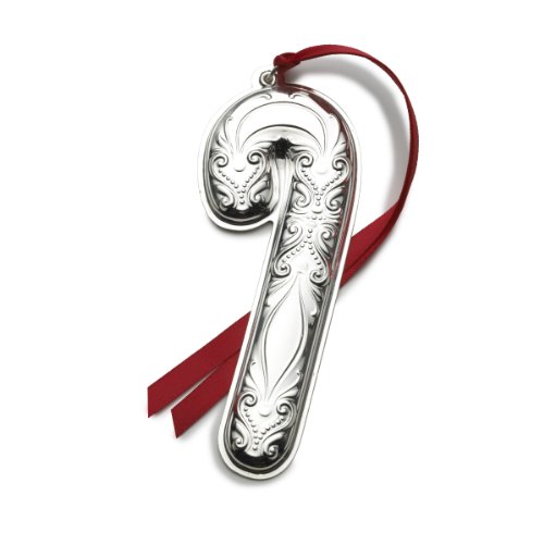 Wallace 2014 Sterling Candy Cane Ornament, 7th Edition