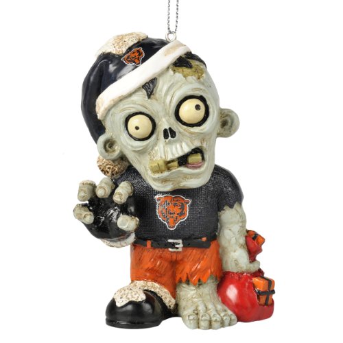 Chicago Bears NFL Zombie Christmas Ornament