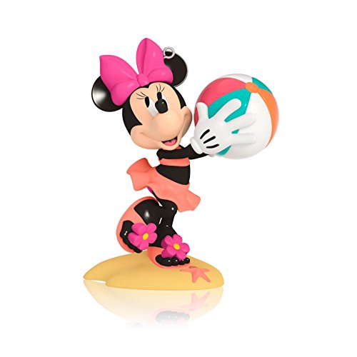 Hallmark QHA1022 2014 Keepsake Ornament – A Year of Disney Magic – Minnie Has A Ball!