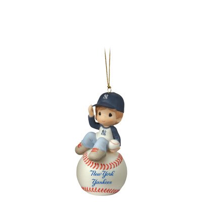 “I Have A Ball With you” MLB New York Yankees Boy on Baseball Ornament