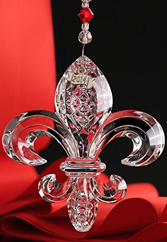 Waterford Crystal 2014 Fleur De Lys Ornament