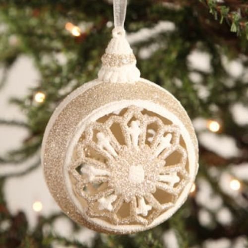Bethany Lowe Christmas – Filigree Sphere Cut Out Ornament – LO0896