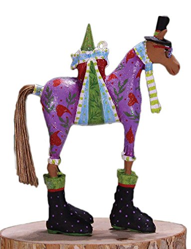 Patience Brewster Mini Marcel The Horse Ornament Holiday Christmas Decoration