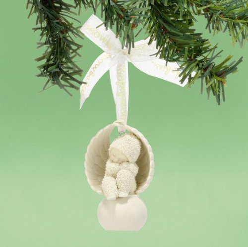 Department 56 Snowbabies by Kristi Jensen Pierro Angel to Look After You Ornament, 2.76-Inch