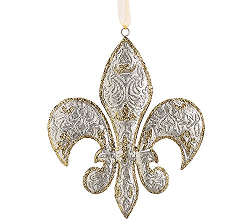 Fleur-de-lis Tin Ornament – Holiday Ornament Christmas Gift