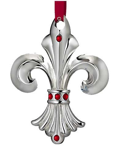 Waterford Silver 2014 Fleur de Lis Ornament