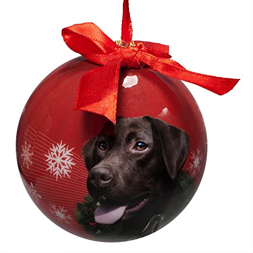 Chocolate Lab Christmas Ornament Shatter Proof Ball Easy To Personalize A Perfect Gift For Chocolate Lab Lovers
