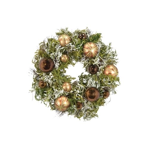 Fantastic Craft X’mas Moss Wreath, 22-Inch, Coffee