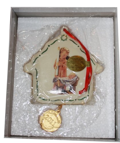 Danbury Mint- M.J. Hummel Annual Christmas Ornament 2011 – Watchful Angel