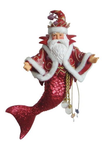 December Diamonds King Neptune Merman Ornament