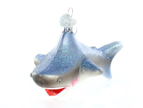 Old World Christmas Glass Ornament – Shark