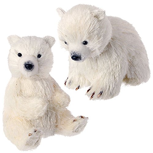 RAZ Imports – 6.5″ Polar Bears – Set of 2