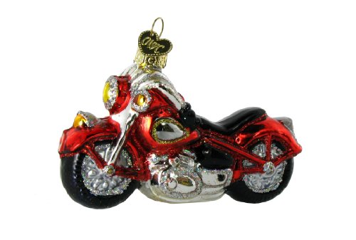 Old World Christmas Motorcycle Ornament