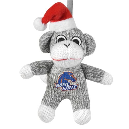 Boise State Broncos Sock Monkey Ornament
