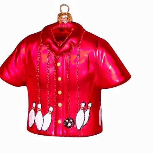 Ornaments to Remember: BOWLING SHIRT Christmas Ornament (Red)