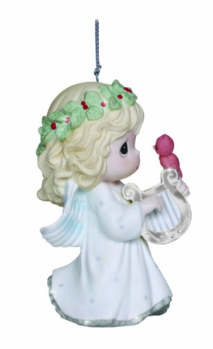 Precious Moments Annual Angel with Harp Ornament