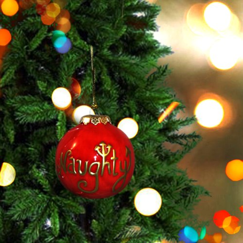 Naughty or Nice Christmas Ornament