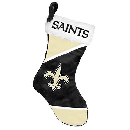 2014 NFL Football Team Logo Colorblock Holiday Stocking (New Orleans Saints)