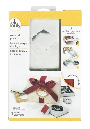 EK tools Stamp and Punch Set, Holiday Ornament