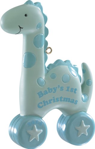 Baby Boy’s 1st Christmas Dino 2014 Carlton Heirloom Ornament