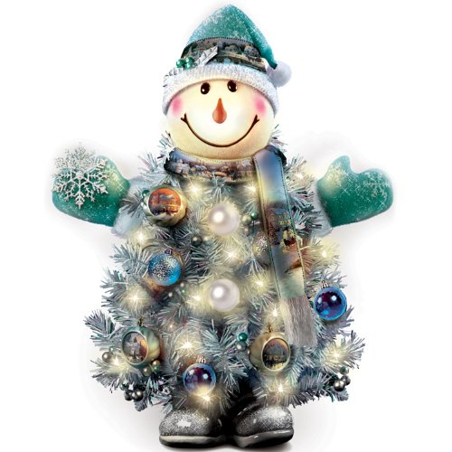 Thomas Kinkade ‘Snow Place Like Home For The Holidays Pre-Lit Christmas Tree by The Bradford Exchange