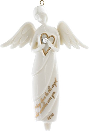 Guardian Angel Porcelain 2014 Carlton Heirloom Ornament