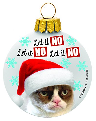 Let It No – Grumpy Cat Christmas Ornament by Ganz