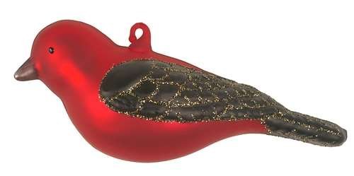 CobaneStudioLLC Scarlet Tanager Ornament COBANEC407