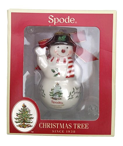 Spode China Christmas Tree Snowman Ornament