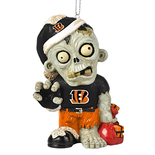 NFL 2014 Zombie Christmas Hanging Ornament 4″ (Cincinnati Bengals)