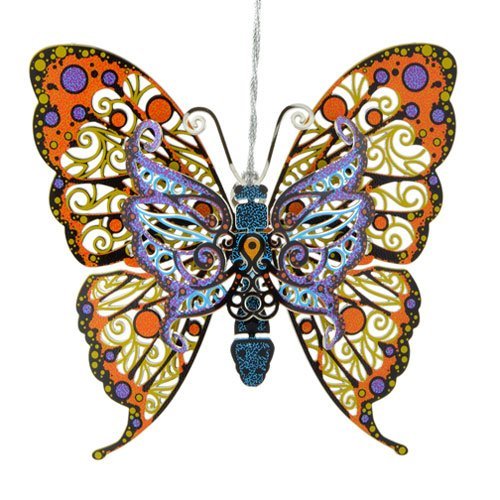 ChemArt Vibrant Butterfly Ornament