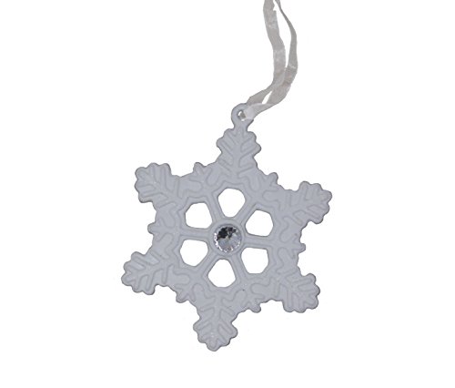 St. Nicholas Square Birthstone Snowflake Ornament April – Diamond