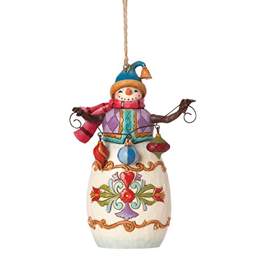 Heartwood Creek Snowman with Ornament String Hanging Ornament