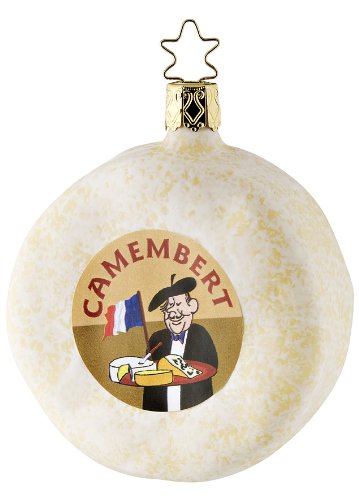 Inge-Glas French Camembert Christmas Ornament