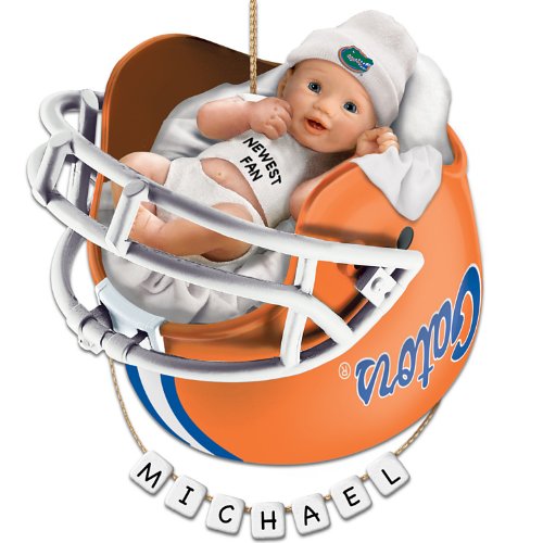 University of Florida Gators Football Personalized Baby’s First Ornament by The Bradford Exchange