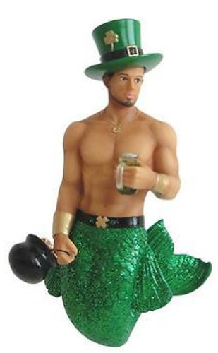 December Diamonds Lucky Charm Merman Ornament