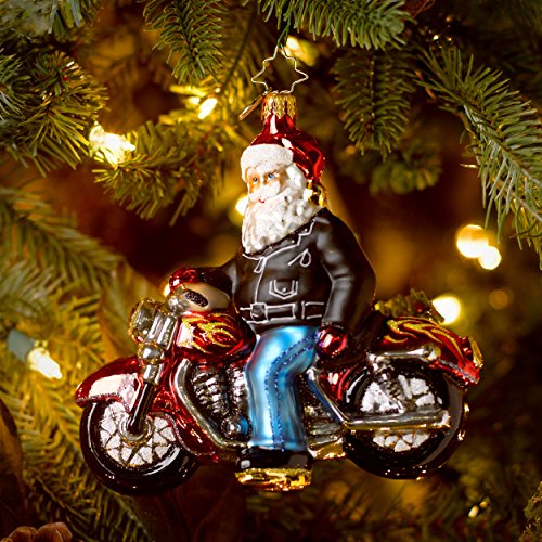 Christopher Radko Born to Be a Biker Glass Christmas Ornament 2014