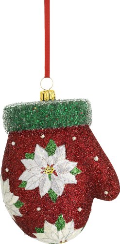 Reed & Barton Mitten Christmas Ornament, 4-Inch