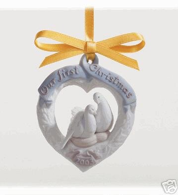 Lladro Our 1st Christmas Together Annual Ornament 2003