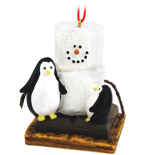 Christmas Decoration S’mores with Penguins Christmas/Everyday Ornament