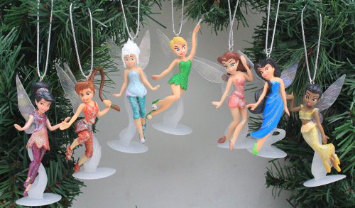 Disney’s Tinker Bell and Fairies Ornament Set – Limited Availability – (7) Ornaments Included