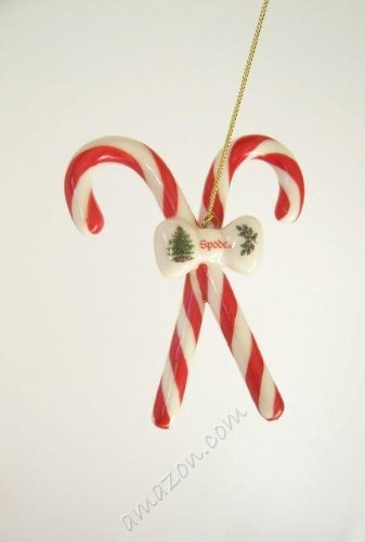 Spode Christmas Tree Candy Cane Ornament