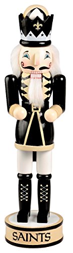 New Orleans Saints Official NFL 14 inch 14″ Christmas Holiday Nutcracker