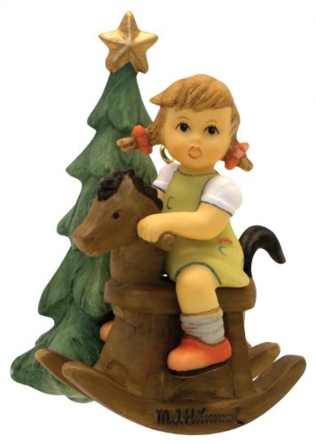 M.I. Hummel Christmas Ornament (Cowboy Corral/Girl)