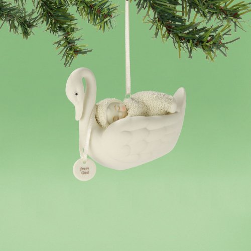 Department 56 Snowbabies by Kristi Jensen Pierro Baby on Board Ornament, 2.36-Inch