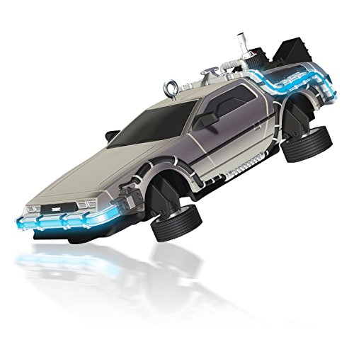 Hallmark 2014 Flying Time Machine Back to the Future Part II Ornament