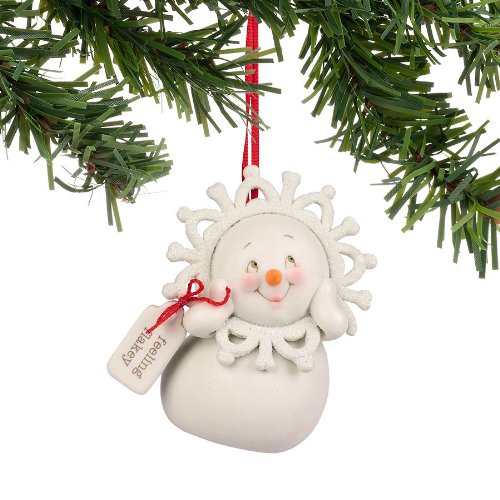 Department 56 Snowpinions Feelin’ Flakey Ornament, 2.5-Inch